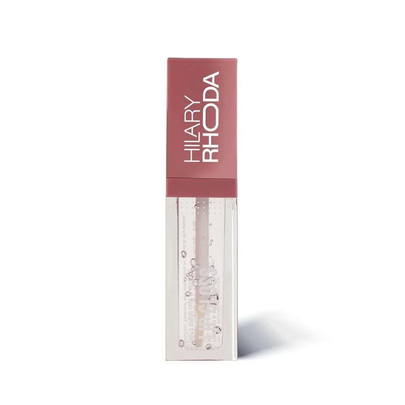 Hilary Rhoda Glass Glow Lip Gloss | Nourishing & Hydrating Lip Gloss | Sheer Coverage | High Shine | Juicy & Plump Lips | Glides on Smoothly | 5ml (Clear Shine - Shade 07) - Thumbnail 8